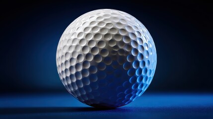 close up Stylish golf ball