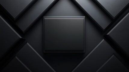 Dark geometric abstract background