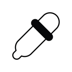 Pipette icon vector 