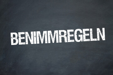 Benimmregeln	
