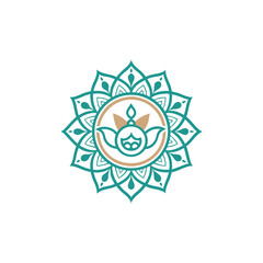 tea shop logo design vector 