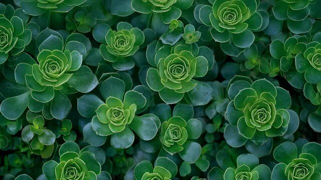 Aeonium arboreum texture creating a visually soothing botanical background
