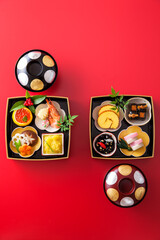 【おせち料理】新年をお祝いするお正月。食材ひとつひとつに健康や繁栄の願いが込められたおせち料理。