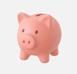 pink piggy bank