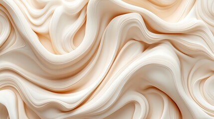 Fototapeta premium Creamy abstract swirls