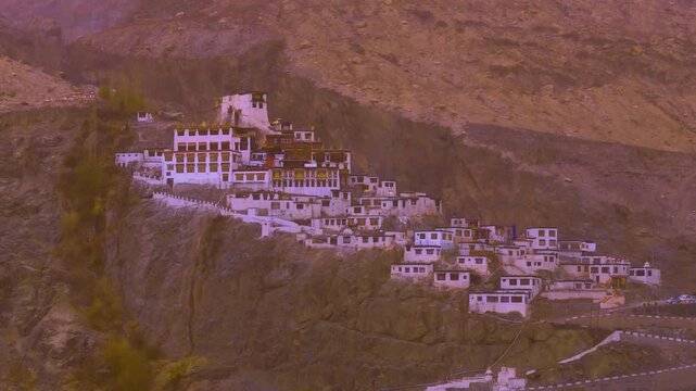 Diskit Monastery Drone View &ndash; A Majestic Aerial Glimpse of Nubra Valley&rsquo;s Oldest Monastery