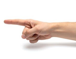 Hand pointing right