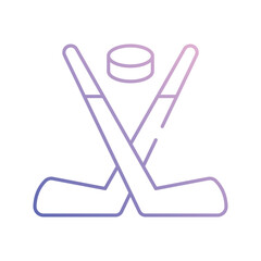 Ice Hockey vector icon stock illustration