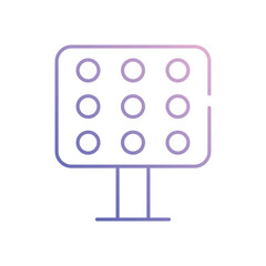 Floodlights vector icon stock illustration