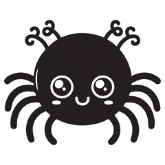 Obraz premium Cute Crab Silhouette Vector Design for Kids Illustrations and Graphics