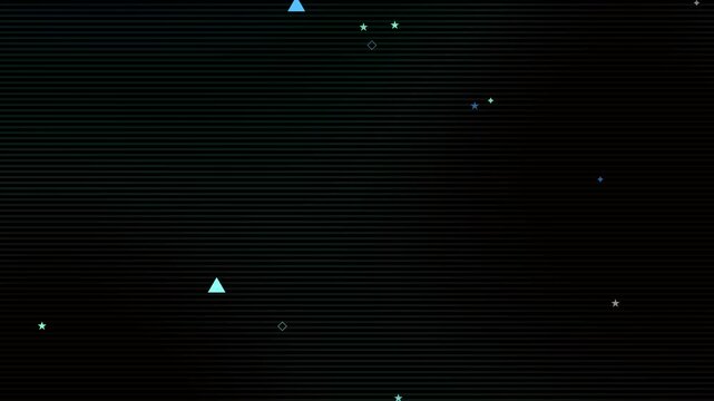 grid dot geometric shape random motion graphic element background