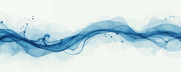 Inner Peace Abstract Waves – Ideal for Wellness Posters, Meditation Spaces, Wall Decor