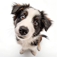 Fluffy Border Collie Puppy