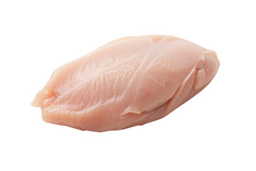 raw chicken breast isolated on white