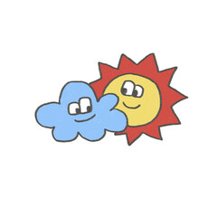 sun and clouds