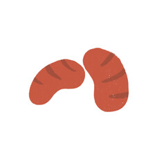 A drawing of sausage