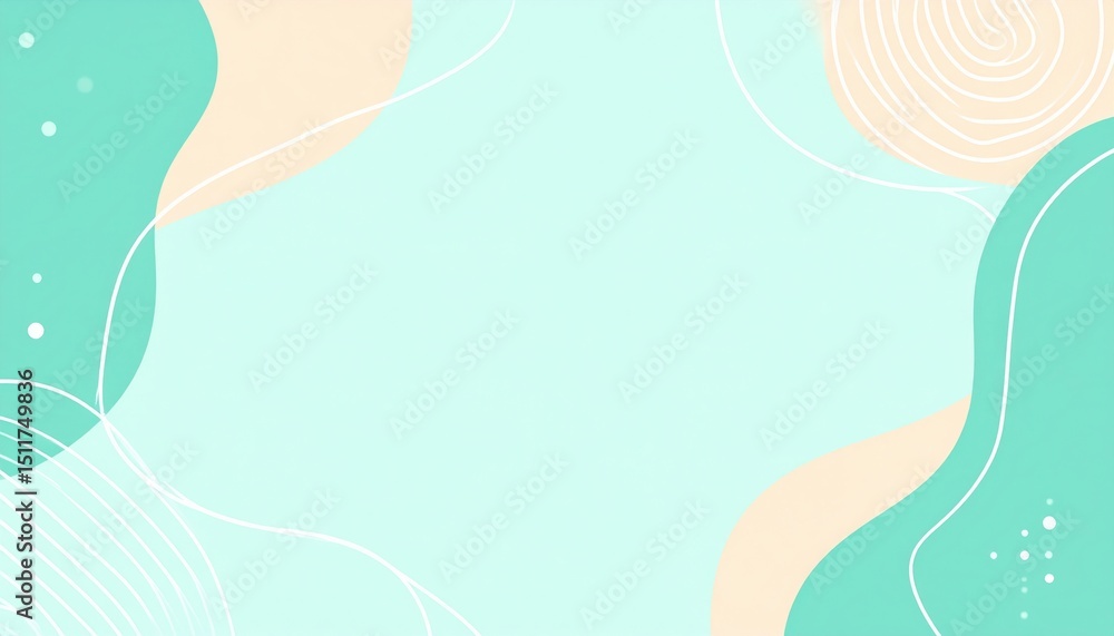 Aufkleber creative abstract background design digital art graphic modern aesthetic soft color patterns