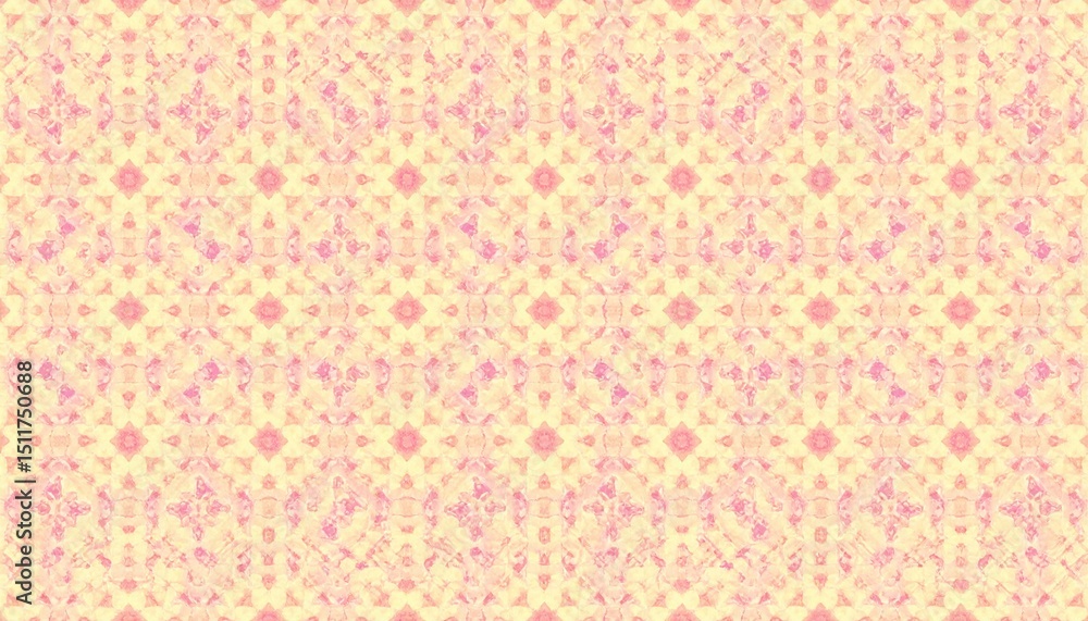Poster delicate floral patterns abstract design digital background soft colors symmetrical view artistic co