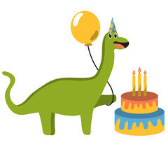 Cute Dinosaur Birthday