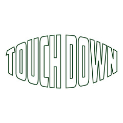 Touch Down Svg,Game Day Shirt,Calligraphy t-shirt Design,Football Quotes Svg,American Football Svg,Cut File,Silhouette