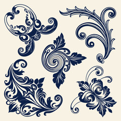 Fototapeta premium floral design element