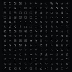 Editable High Resolution Icon Sets Web Design Projects and User Interfaces