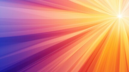 Fototapeta premium Dynamic rays of light illuminating a colorful gradient background digital art abstract environment vibrant viewpoint