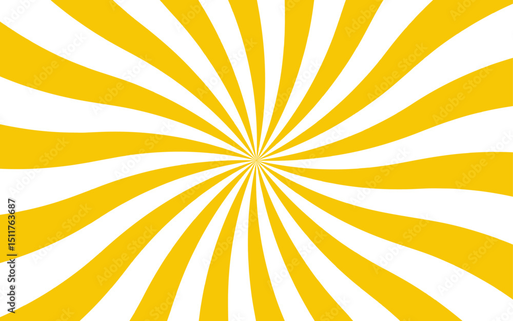 Leinwandbilder abstract symmetrical radial burst background featuring alternating dark yellow and forest green rays