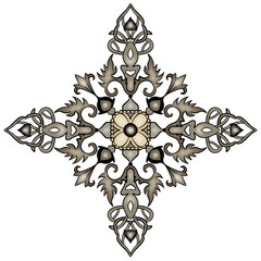  modern mandala design , abstract mandala ornament.