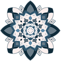 Modern mandala design , abstract mandala floral ornament.