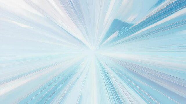 Dynamic abstract light burst with radiant blue and white streaks