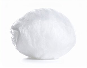 Tasty cotton candy isolated white background