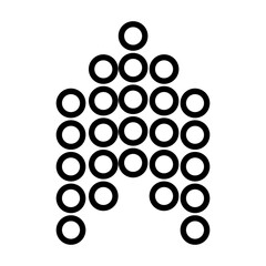 Up arrow vector web icon. Scroll illustration sign. Direction symbol. Arrow logo. Up web symbol.