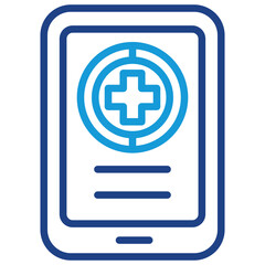 Digital Health Record Icon