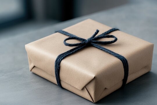 Personalized custom logo on elegant branded gift wrapping