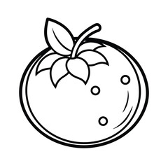 blueberry on white-background