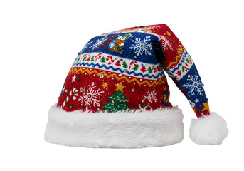 Festive Fair Isle Knit Christmas Hat