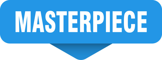 masterpiece sticker. masterpiece sign on transparent background
