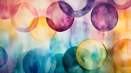 Abstract Circles Painting with Soft Edges, Textarea