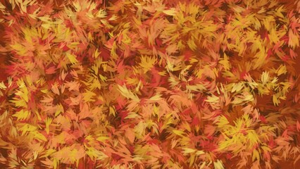 Autumn leaves textured background