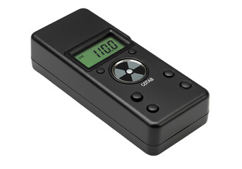 Compact Digital Timer with LCD Display and Control Dial