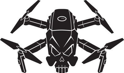 Skull formed fpv Unmanned aerial vehicle kamikaze drone