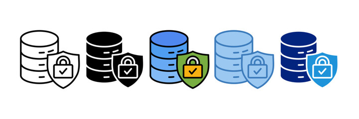 Data Encryption Icon Element For Design