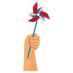  American Independence Day Patriotic Hands