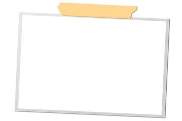 vector photo card with scotch