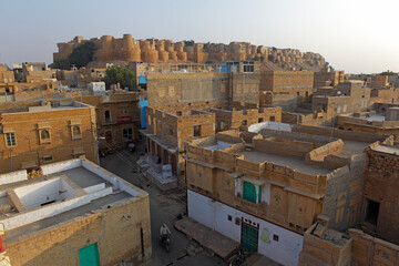 Panoramic view of the Jaisalmer Fort, Jaisalmer, India