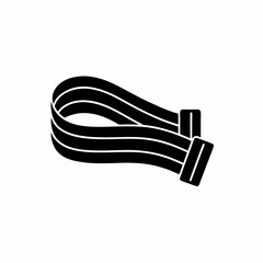 creative and simple minimal details Outline  resistance bands icon vector illustration