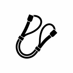 creative and simple minimal details Outline  resistance bands icon vector illustration