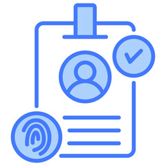 Identified Blue Icon