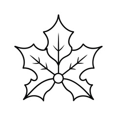 vector illustration of a leaf